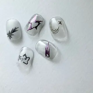 ネイル Nail salon Roovely 代官山店【ネイルサロンルブリー】所属・roovely Rumi／ニュアンスのネイルデザイン