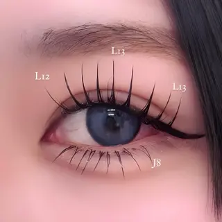 マツエク・マツパ fein.aoi🎀 🤍のマツエク・マツパデザイン