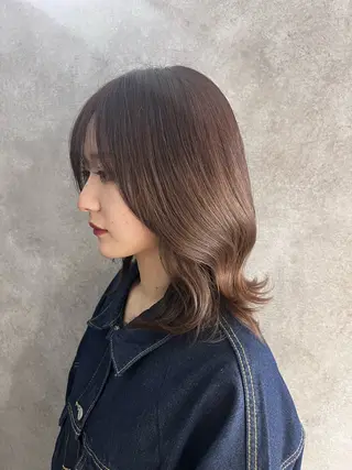 ミディアム 透明感カラー🕊🤍 アサノ  マユのヘアスタイル