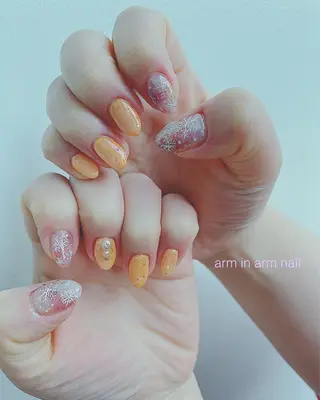 ネイル arm in arm ︎✿Yamamotoのマツエク・マツパデザイン