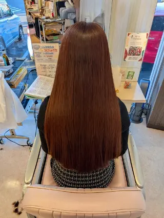 ロング 鈴木 優里花のヘアスタイル