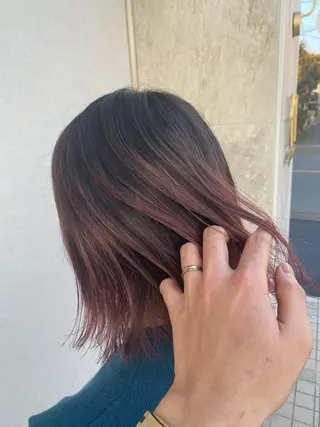 ミディアム カラー 渡辺　亮/ 白髪ぼかし/髪質改善のヘアスタイル