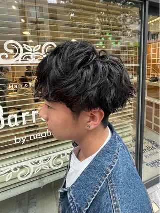 ショート パーマ メンズ ヤシロケンタ メンズ特化のヘアスタイル