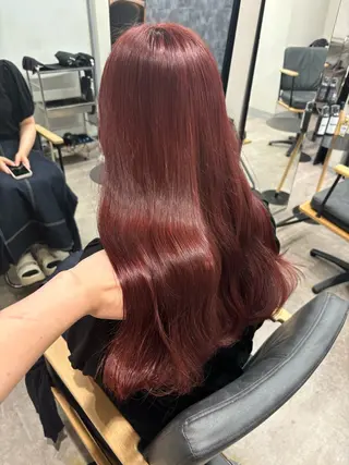 ロング ブリーチなし暖色 💗AKARI💗のヘアスタイル