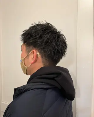 パーマ メンズ 狩野 くるみのヘアスタイル
