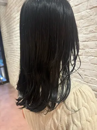 ロング カラー 野口 菜緒のヘアスタイル