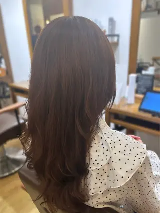 ロング カラー 野口 魅羽のヘアスタイル