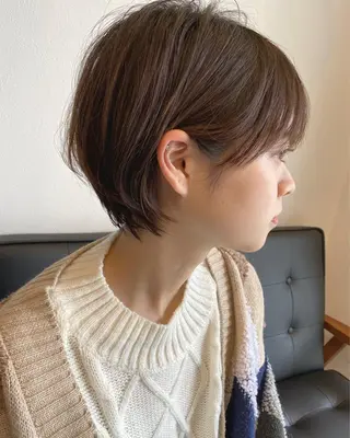 ショート カラー ショート、ボブ シマダマサトのヘアスタイル