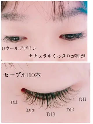 マツエク・マツパ 田中 まりなのマツエク・マツパデザイン