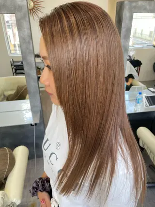 ショート カラー ラピス大阪アメ村店所属・大阪ハイトーン✨ 🇺🇸髪質改善🌴のヘアスタイル