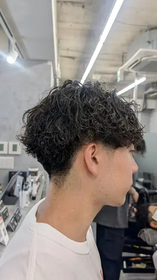 ショート メンズ パーマ特化 スタイリスト石田のヘアスタイル