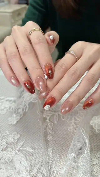 ネイル ネイルサロンD&D所属・劉 丹丹のネイルデザイン