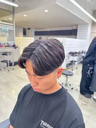 ショート パーマ 🟦ニュアンス/メン ズパーマ横浜🟦のヘアスタイル