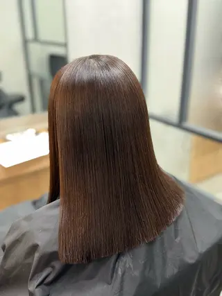 セミロング 髪質改善×ケアブリー チ特化【ケンタ】のヘアスタイル