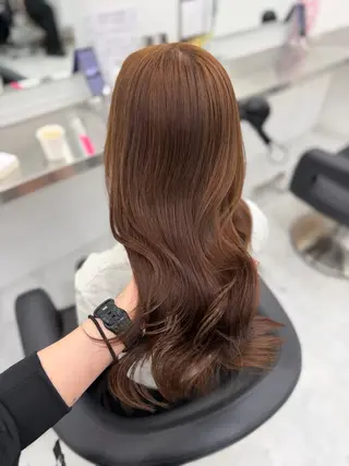 カラー 透ける透明感カラー 🎀anju/渋谷のヘアスタイル