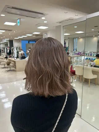 カラー 💜暖色系カラー/ ブリーチカラー💜のヘアスタイル