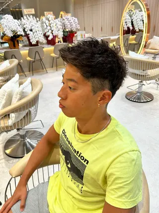 メンズ 大人メンズパーマ メンズ特化　萱原大幹のヘアスタイル