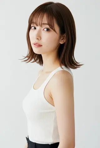 ミディアム 川邊 大地のヘアスタイル