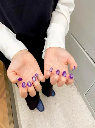 ミディアム カラー パーマ ヘアアレンジ ネイル マツエク・マツパ 京都レイヤーカット/ 縮毛矯正/羽柴りくのヘアスタイル