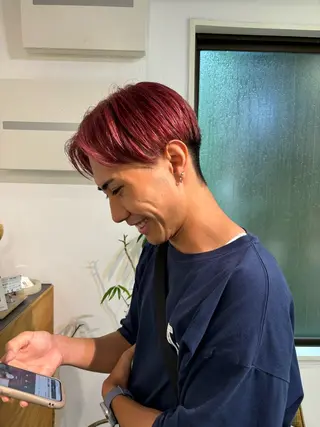 カラー メンズ sakura🌸 レイヤー/韓国ヘアのヘアスタイル