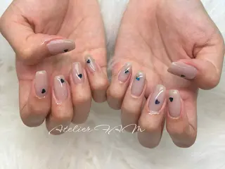 ミディアム nail&eyelashsalon atelier fam上本町店所属・アトリエ FAMのネイルデザイン