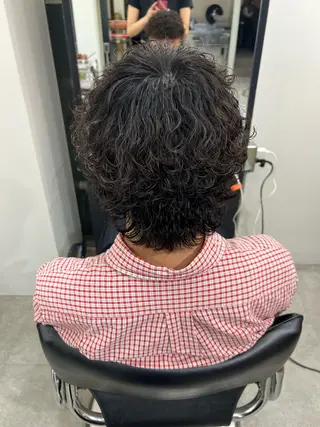 パーマ メンズ fifth PARK所属・fifth PARK HIN★T★のヘアスタイル