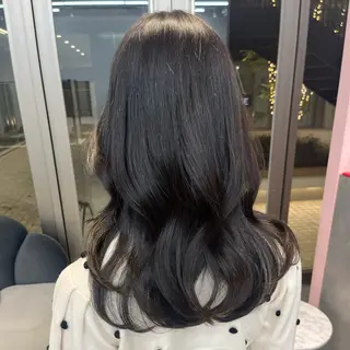 ロング カラー のあ/カットモデル/ 縮毛矯正モデルのヘアスタイル