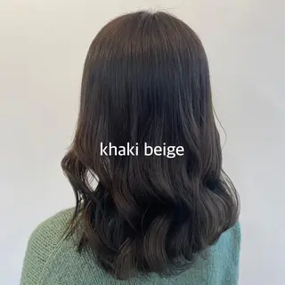 セミロング 暖色カラー推し/ トヤエリコのヘアスタイル