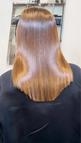 セミロング 松本 剛成のヘアスタイル