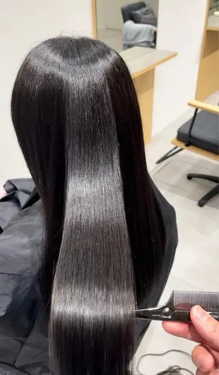 ロング カラー solua所属・飯田 彩加のヘアスタイル