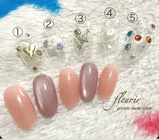 ネイル フルリール 【プライベートサロンのネイルデザイン