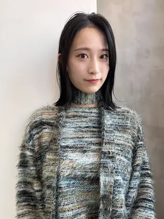 ミディアム カラー あ あのヘアスタイル