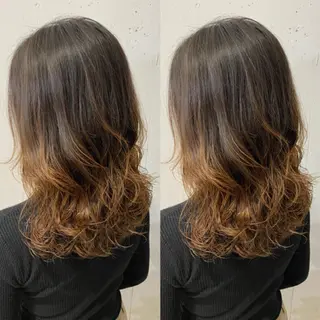 セミロング パーマ SALOWIN調布店所属・ツヤ髪師 kichiのヘアスタイル