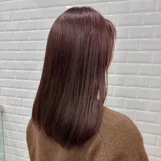 セミロング カラー APPiiS所属・オノデラ ハヅキのヘアスタイル