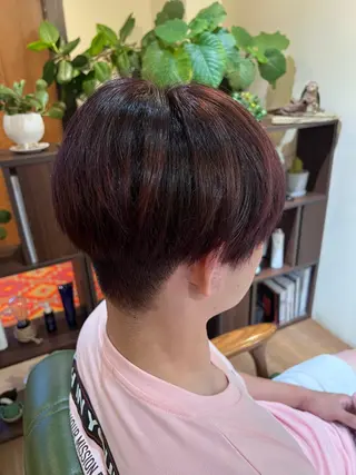 メンズ Luster Friends所属・まゆ | 艶カラー | ストレートのヘアスタイル