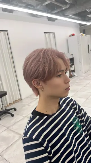 ショート カラー メンズ 🏆メンズヘア特化 🥇代表りんぺーのヘアスタイル