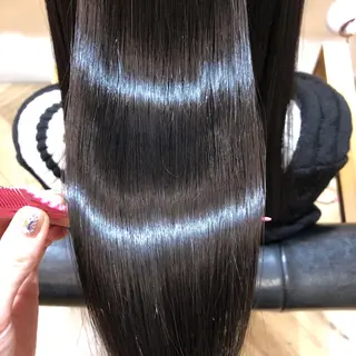 ミディアム 艶カラー/韓国顔周り 🎀mamiのヘアスタイル