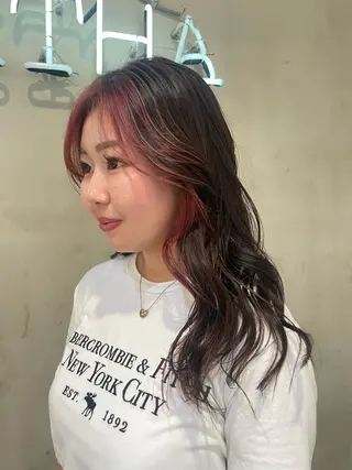 ロング カラー ヘアアレンジ 🌿透明感/レイヤー 🌿TATSUKIのヘアスタイル