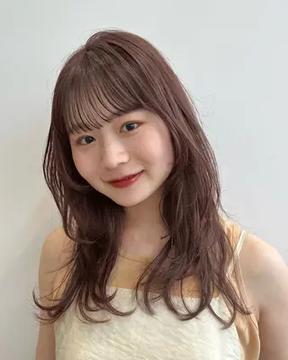 セミロング 🫧レイヤー/暖色 /ベージュMAI🫧のヘアスタイル