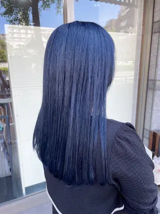 セミロング カラー イワタ マハ/ minim hairのヘアスタイル