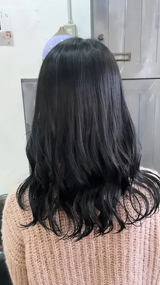 セミロング カラー 🖤西嶋　桃花🖤 エクステ/レイヤーのヘアスタイル