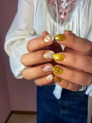 ネイル NICO nail　三軒茶屋店　ネイル＆アイラッシュ所属・oichan 𖦹°‧のネイルデザイン