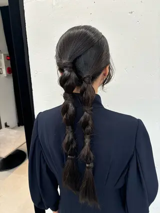 ロング ヘアアレンジ 夕羽夢🍓矢場/ 透明感カラーのヘアスタイル