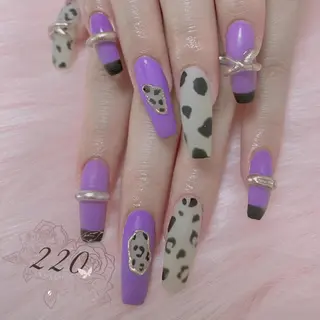 ロング nailsalon 220momokaのネイルデザイン