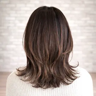 ミディアム 割れる髪を治す 最新パーマ/Yutaのヘアスタイル