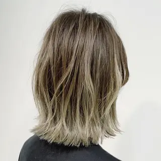 ミディアム カラー salon m ni サロンマーニ所属・久保田 一のヘアスタイル