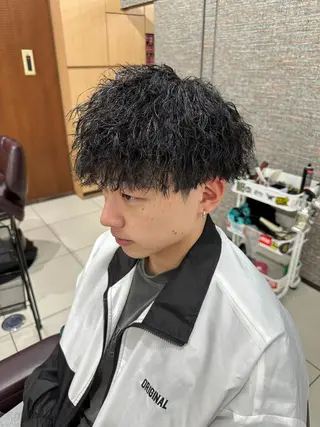 パーマ メンズ 菅原 大空のヘアスタイル