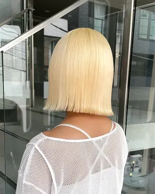 ミディアム カラー 色落ち綺麗透明感カラ /ボブ/ナカツヒカルのヘアスタイル