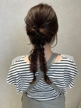 ヘアアレンジ 福島 果音のヘアスタイル