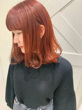 セミロング HAUS.所属・秋守 百華のヘアスタイル